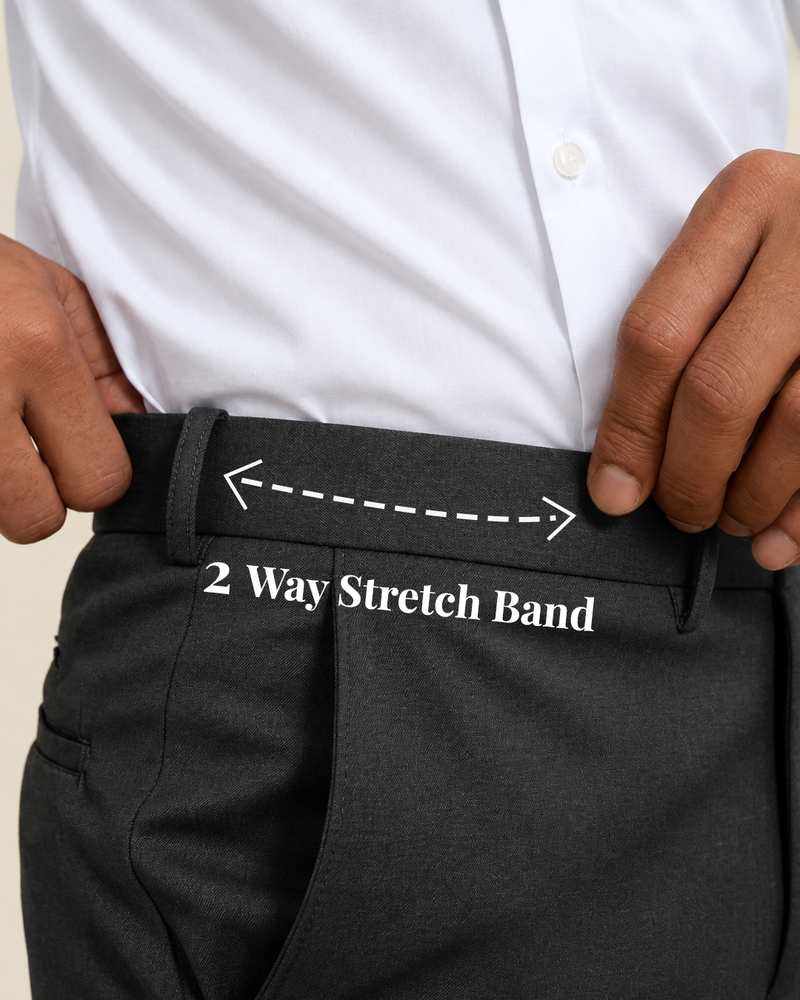 Workflow Pants - Slate Brown (2 Way Stretch Band)